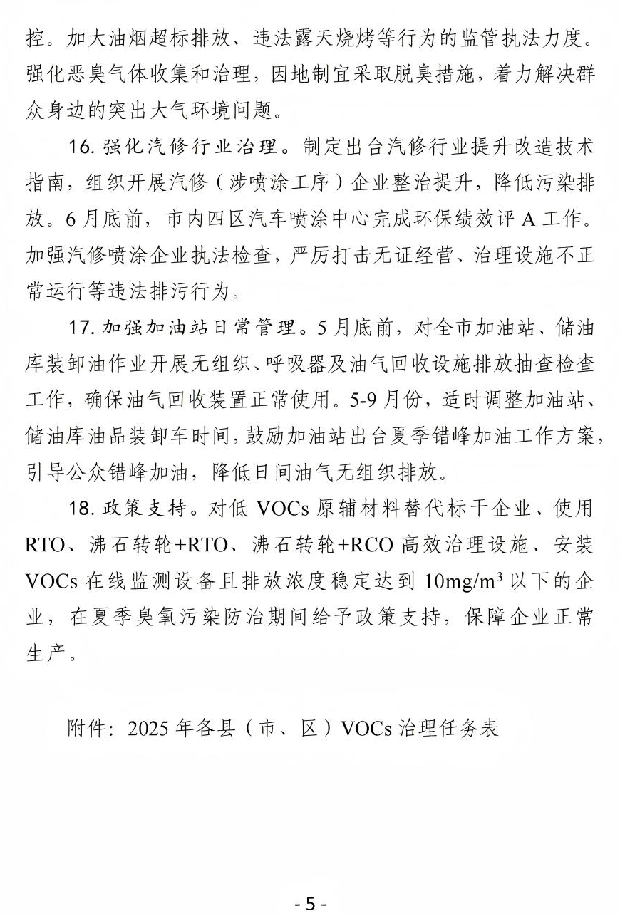 《石家莊市2025年揮發(fā)性有機(jī)物治理工作實(shí)施方案》(圖6)